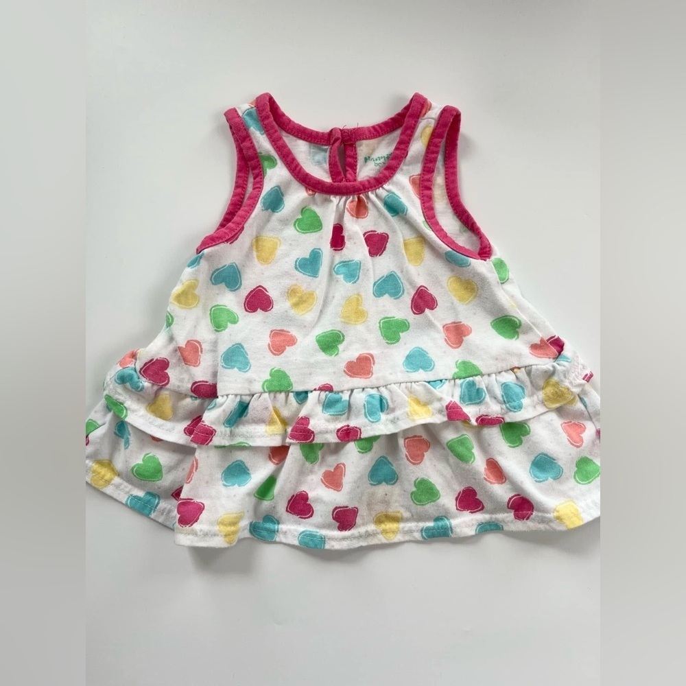 🩵4/$20 Colorful Heart Patterned Kids Top